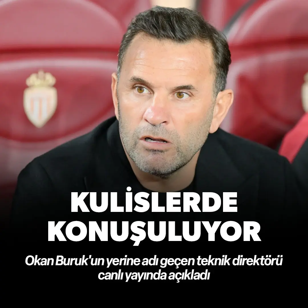 Galatasaray için flaş iddia: Okan Buruk'un yerine adı geçen teknik direktörü canlı yayında açıkladı