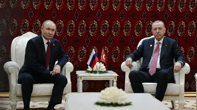 Президент Турции Реджеп Тайип Эрдоган и президент России Владимир Путин | Фото: прес-служба Кремля