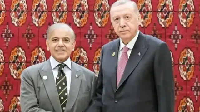 راعظم شہباز شریف کی ترک صدر رجب طیب اردوان سے ملاقات