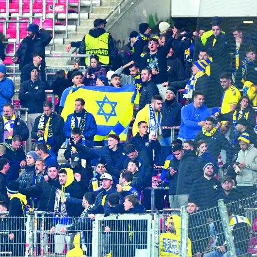 Maccabi taraftarları Stuttgart’ta terör estirdi