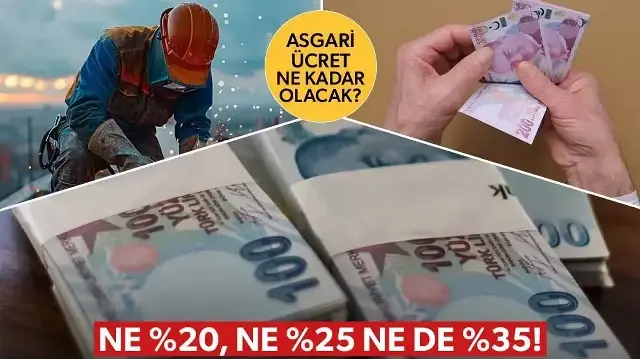Asgari ücrette en güçlü senaryo ortaya çıktı: Ne %20, ne %25 ne de %35! İşte masada öne çıkan tek oran