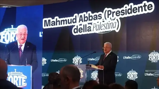 دعما لحل الدولتين.. عباس يدعو إيطاليا للاعتراف بدولة فلسطين