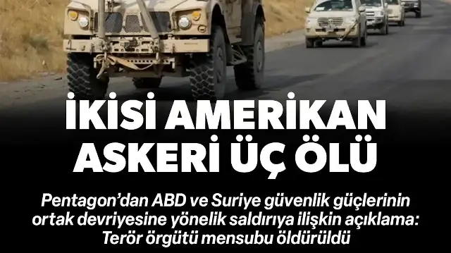 İkisi Amerikan askeri üç ölü