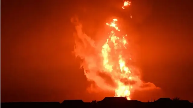 Взрыв в Казахстане.