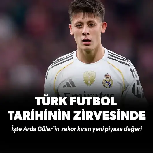 Arda Güler, Türk futbol tarihinin zirvesine çıktı! İşte milli yıldızın rekor kıran yeni piyasa değeri