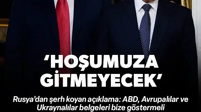 Rusya'dan ABD'nin barış belgelerine şerh: Birçok unsur hoşumuza gitmeyecek