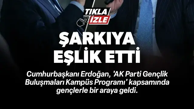 Cumhurbaşkanı Erdoğan 'Şiire Gazele' parçasına eşlik etti