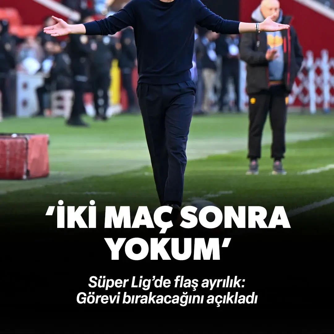Basın toplantısında açıkladı: İki maç sonra yokum