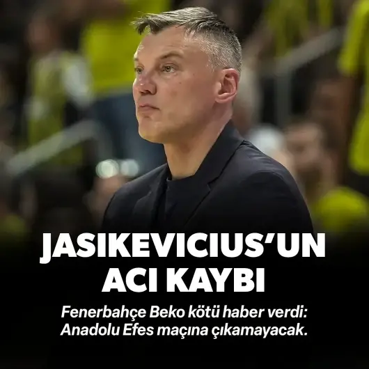 Sarunas Jasikevicius'un acı kaybı: Anadolu Efes maçına çıkamayacak