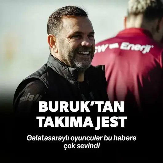 Okan Buruk'tan takıma jest! Oyuncular çok sevindi