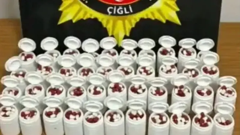 Ele geçirilen uyuşturucular.