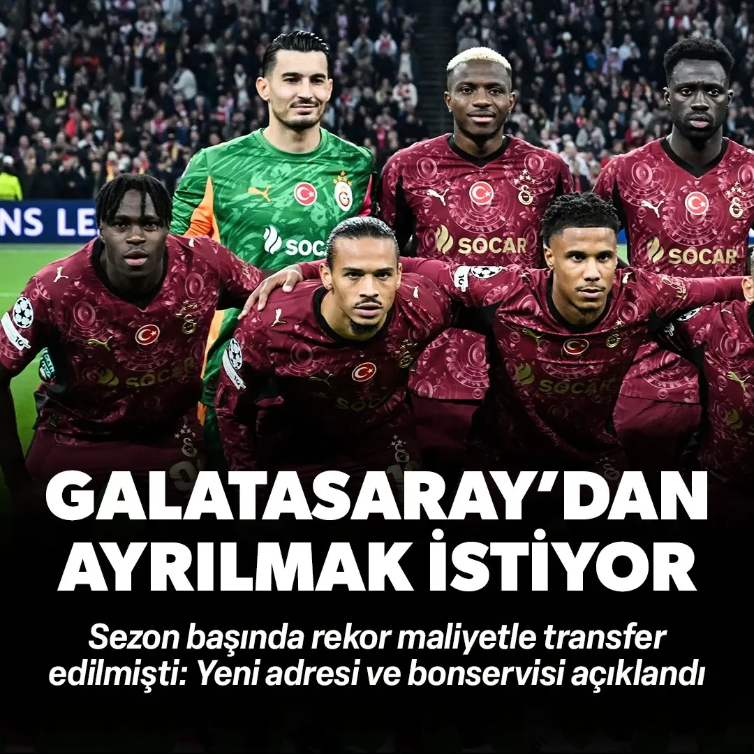 Galatasaray'da deprem: Yıldız oyuncu ayrılmak istiyor