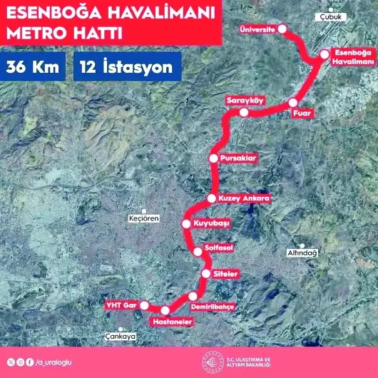 Ankara'ya 'hızlı metro' konsepti