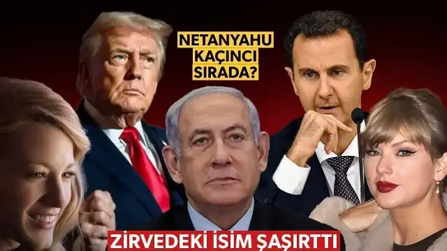 Dünyayı ayağa kaldıran liste! 2025’in en çok nefret edilen 25 ismi açıklandı, zirvedeki isim dikkat çekti: Netanyahu kaçıncı sırada?