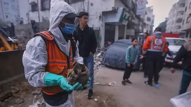 В Газе под обломками разрушенного дома обнаружены человеческие останки