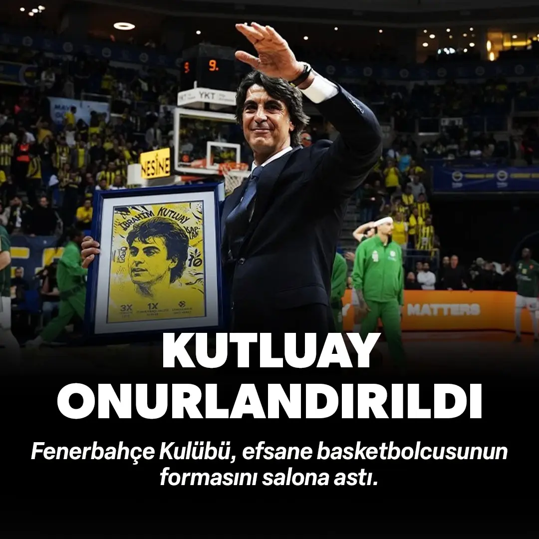 Fenerbahçe İbrahim Kutluay'ı onurlandırdı