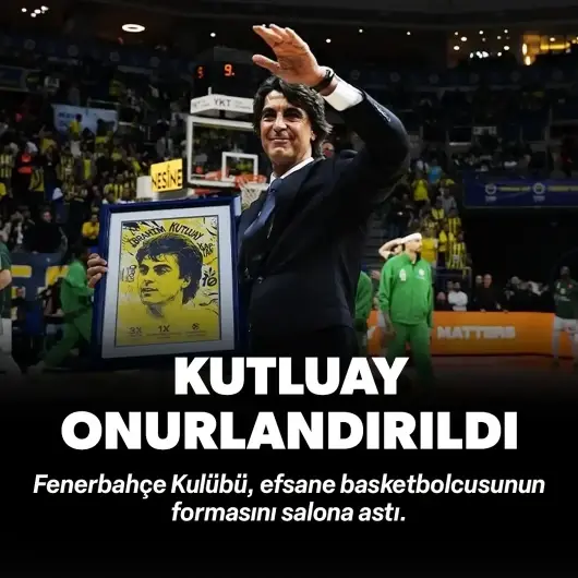 Fenerbahçe Kulübü İbrahim Kutluay'ı onurlandırdı