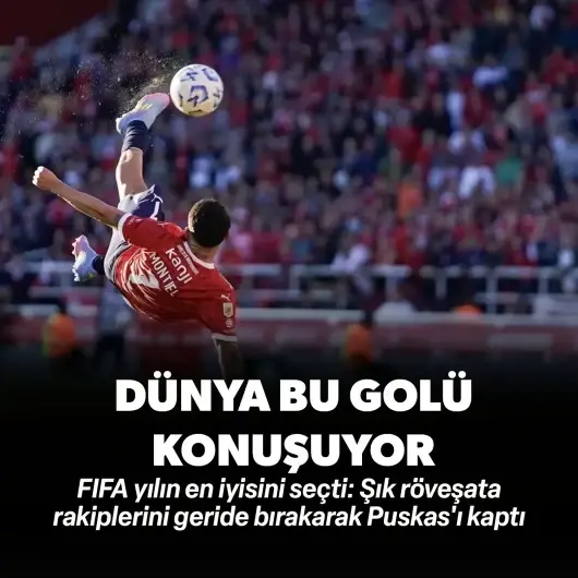 Dünya bu golü konuşuyor! FIFA yılın en iyisini seçti: Şık röveşata, rakiplerini geride bırakarak Puskas'ı kaptı
