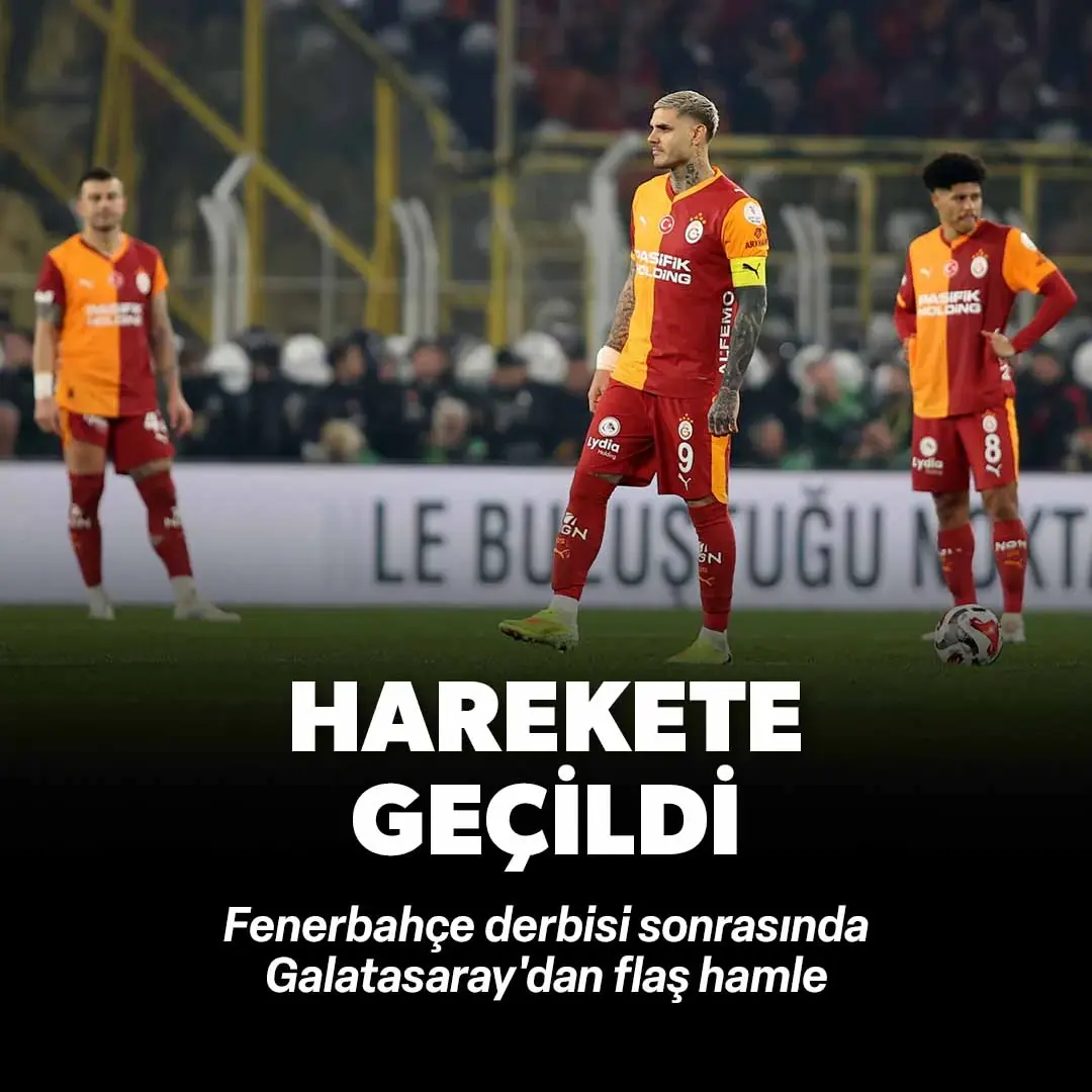 Fenerbahçe derbisi sonrasında Galatasaray'dan flaş hamle: Harekete geçildi