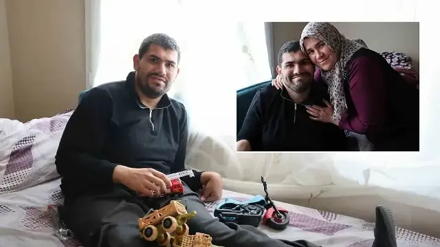 Boynuna batan tel engelli bıraktı, 24 yıldır mutluluk hayalleri kuruyor: En çok jandarma ve polis araçlarını seviyor