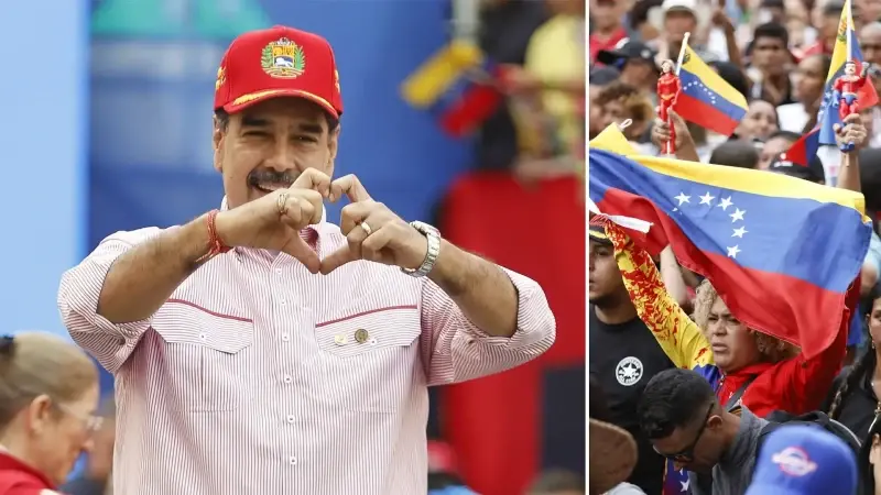 Venezuela Devlet Başkanı Maduro dans ederek ABD'ye 'barış' çağrısında bulundu