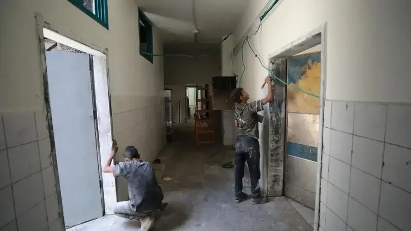 Gazze'deki Şifa Hastanesinde yeniden hayat: Zorlu restorasyon süreci sürüyor