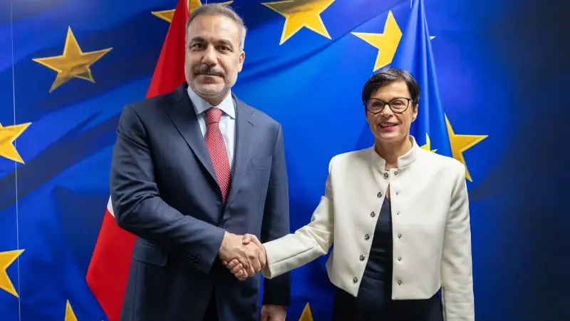 Dışişleri Bakanı Hakan Fidan - AB Komiseri Marta Kos