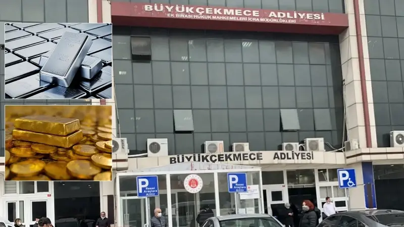 Büyükçekmece Adliyesi’nde kaybolan altın ve gümüşler için soruşturma devam ediyor.
