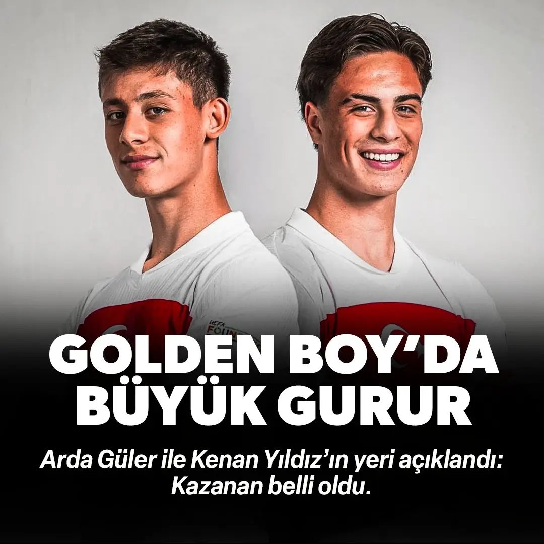 2025 Golden Boy'u kazanan açıklandı: Arda Güler ile Kenan Yıldız'dan büyük gurur