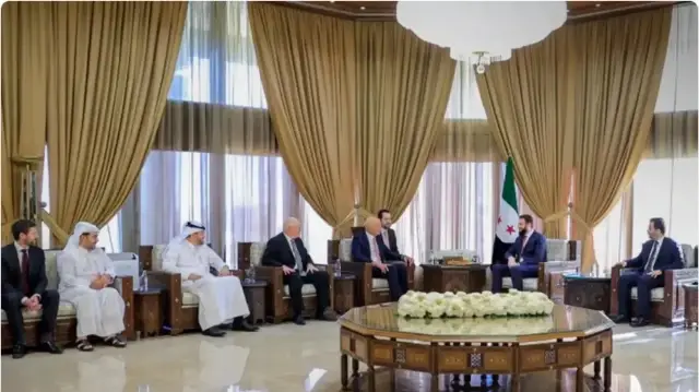 Ахмед аш-Шараа принял делегации Chevron и UCC