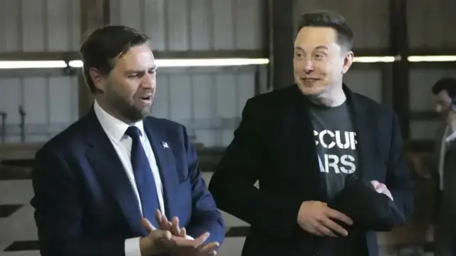Илон Маск и Джей Ди Вэнс