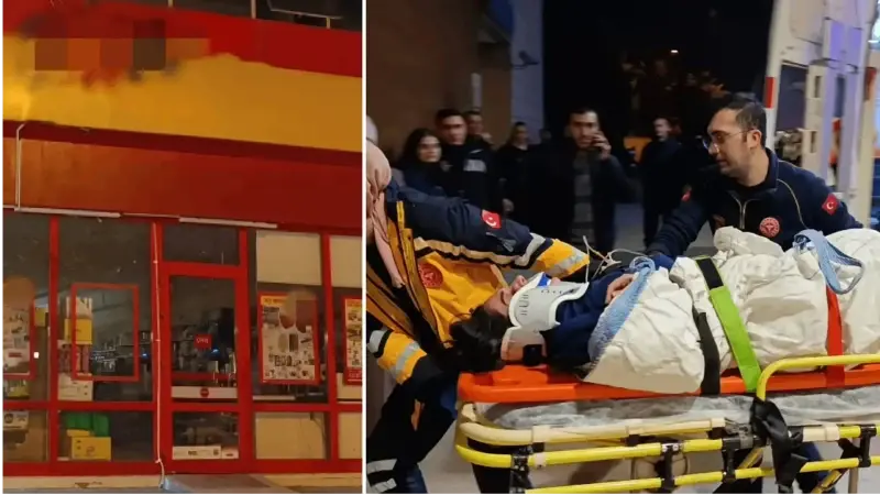 Yük asansöründe sıkışan kadın işçi yaralandı