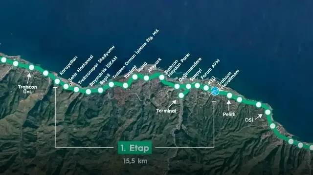 İlk kazma 2026'da vurulacak: Trabzon Raylı Sistem Projesi yatırım programına alındı