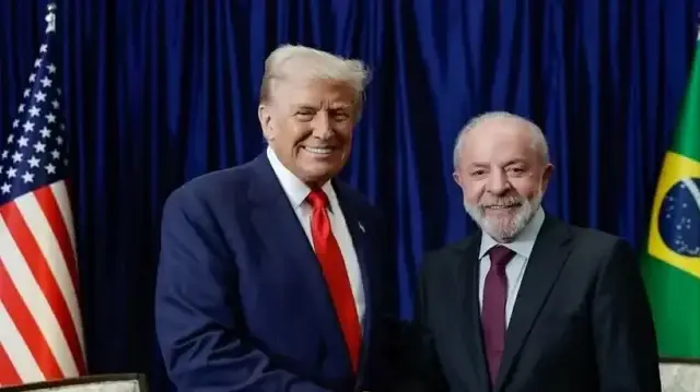 Дональд Трамп и Луис Инасиу Лула да Силва
