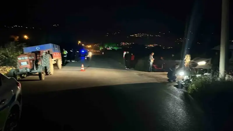 Polis ekipleri kazayla ilgili inceleme başlattı.