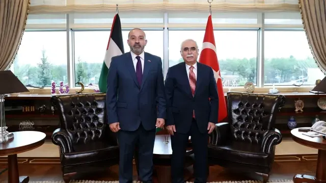أنقرة.. رئيس المحكمة الدستورية التركية يلتقي النائب العام الفلسطيني