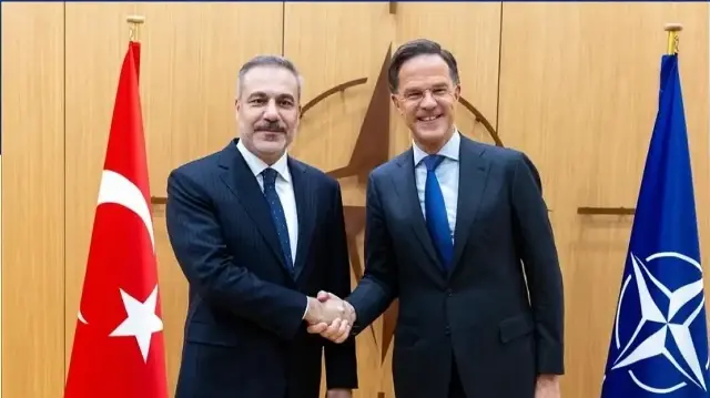 Хакан Фидан и Марк Рютте