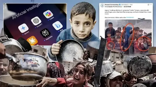 İsrail'in yeni yapay zeka manipülasyonu: Açlık bitti mi sanıyoruz? 