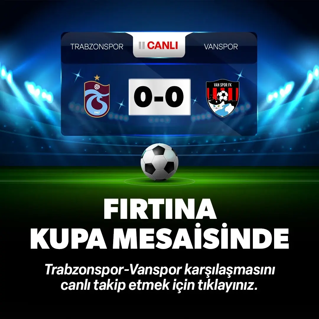 Trabzonspor - Vanspor (Canlı İzle) 