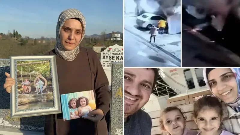 Acılı anne Çiğdem Kaya mezar başında adalet istiyor.