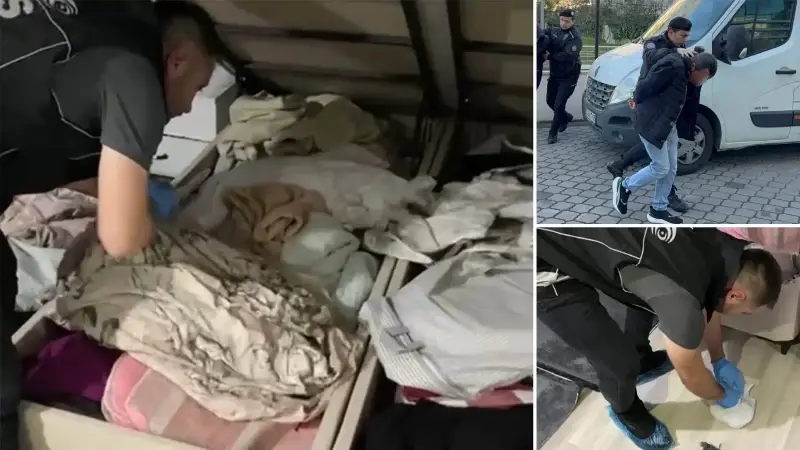 Samsun’da bazanın altında 1 kilo 727 gram metamfetamin ele geçti