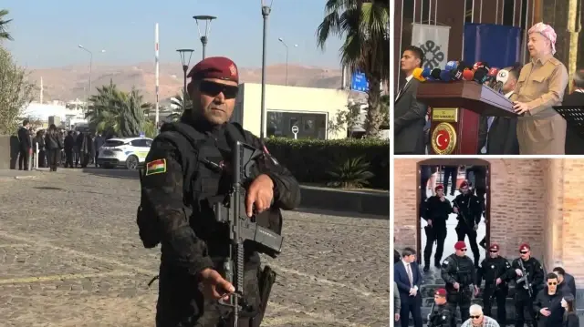 Cizre’yi ziyaret eden Barzani’nin 'silahlı koruma' tartışması büyüyor: Soruşturma başlatıldı