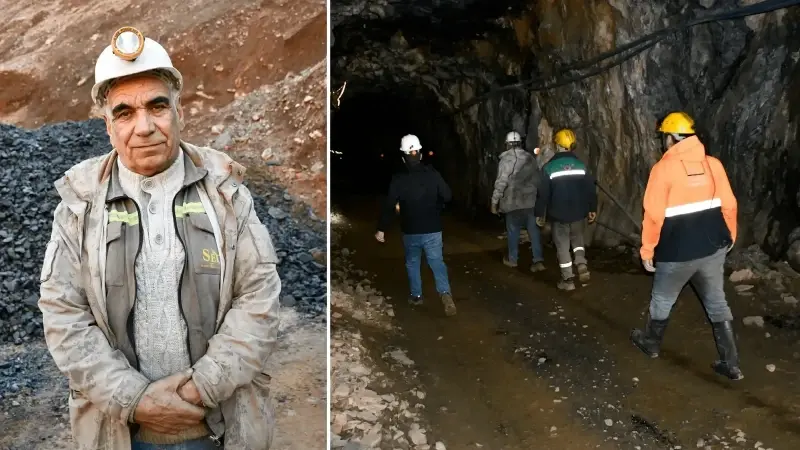 Adanalı madenci 51 yıldır mesleğini sürdürüyor