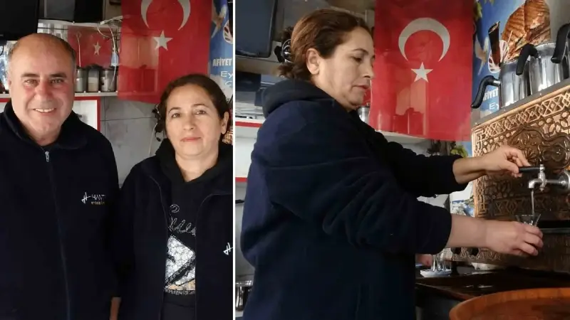 Emek ve sevgi yan yana: Eleman bulamayınca eşine yardım etmek için başladı, şimdi herkes onu konuşuyor