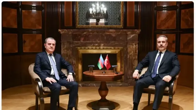 Джейхун Байрамов и Хакан Фидан