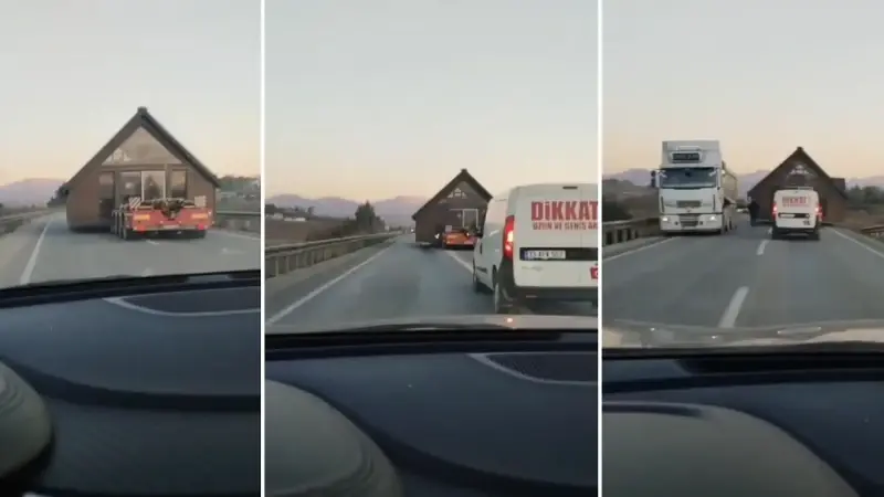 'Pes' dedirten görüntü: Trafik felç oldu, sürücüler isyan etti