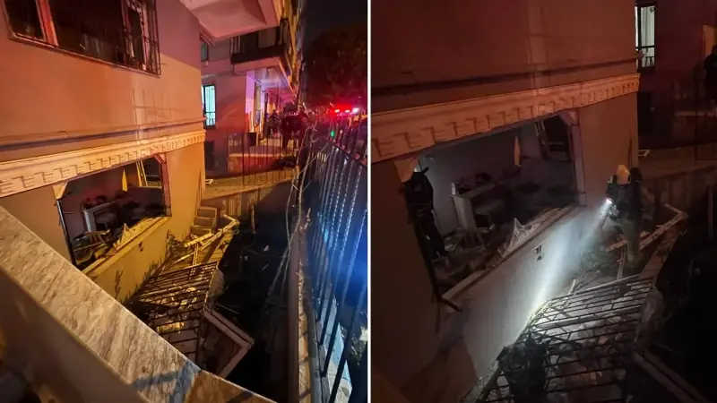 İstanbul'da bodrum katındaki dairede patlama: İki kişi yaralandı
