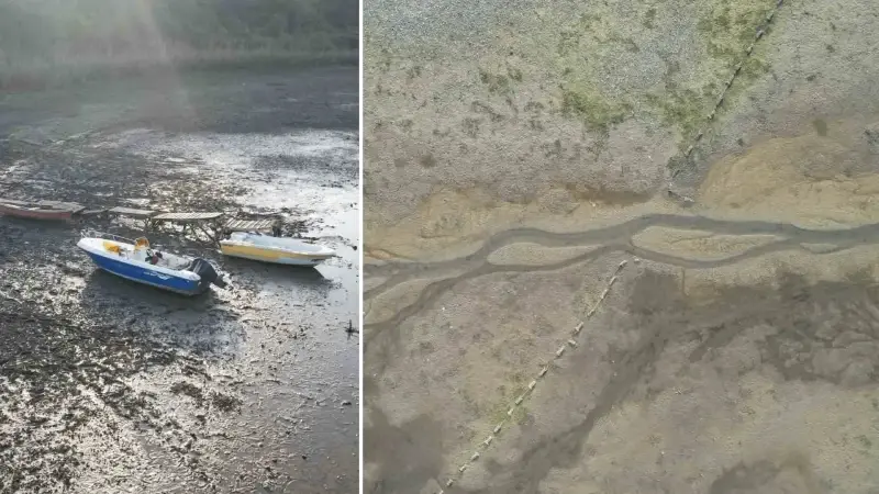 İstanbul'da kuraklık alarmı: Terkos Gölü kuruma noktasına geldi, ortaya çıkanlar şoke etti