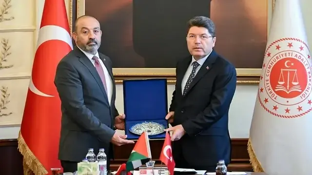 وزير العدل التركي طونتش يلتقي النائب العام الفلسطيني
