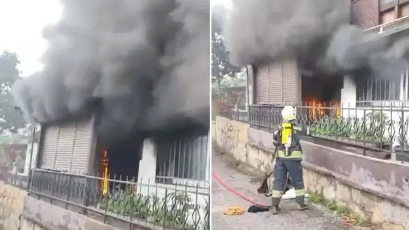 Ailesi ile tartışıp evi ateşe verdi: Soruşturma başlatıldı
